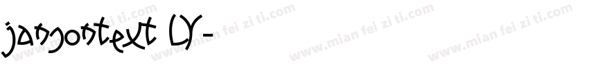 jansontext LY字体转换